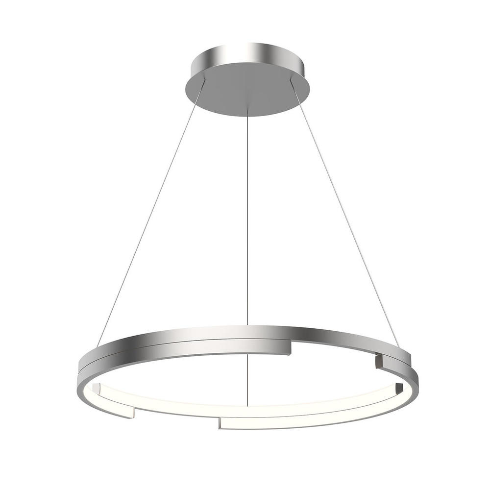 Anello Minor 24-in Brushed Nickel LED Pendant