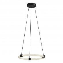  PD24716-BK - Bruni 16-in Black LED Pendant