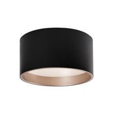  FM11414-BK - Mousinni 14-in Black LED Flush Mount