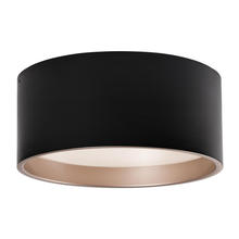  FM11418-BK - Mousinni 18-in Black LED Flush Mount