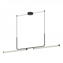  LP73073-BK - Vesper 73-in Black LED Linear Pendant