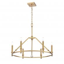  DVP37126BR - Carisbrooke 26" Chandelier, Brass