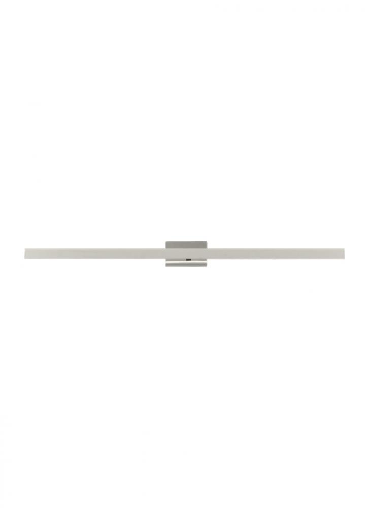 Dessau Modern Dimmable LED 36 Picture Light in a Polished Nickel/Silver Colored Finish