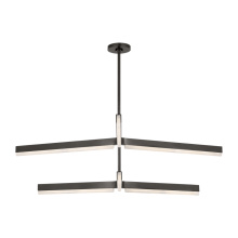 Visual Comfort & Co. Modern Collection KWCH70427BZALB - Linea 56 Two Tier Chandelier