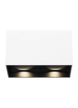 Visual Comfort & Co. Modern Collection 700FMEXOD660WG-LED935 - Exo 6 Dual Flush Mount