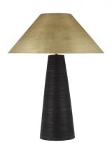 Visual Comfort & Co. Modern Collection 700PRTKRMBNB-LED930 - Modern Karam Dimmable LED Large Table Lamp in a Natural Brass/Gold Colored Finish