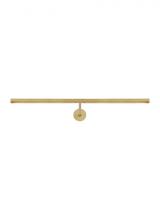 Visual Comfort & Co. Modern Collection 700PLUF18NB-LED930 - Modern Plural Faceted Dimmable LED 18 Picture Light in a Natural Brass/Gold Colored Finish