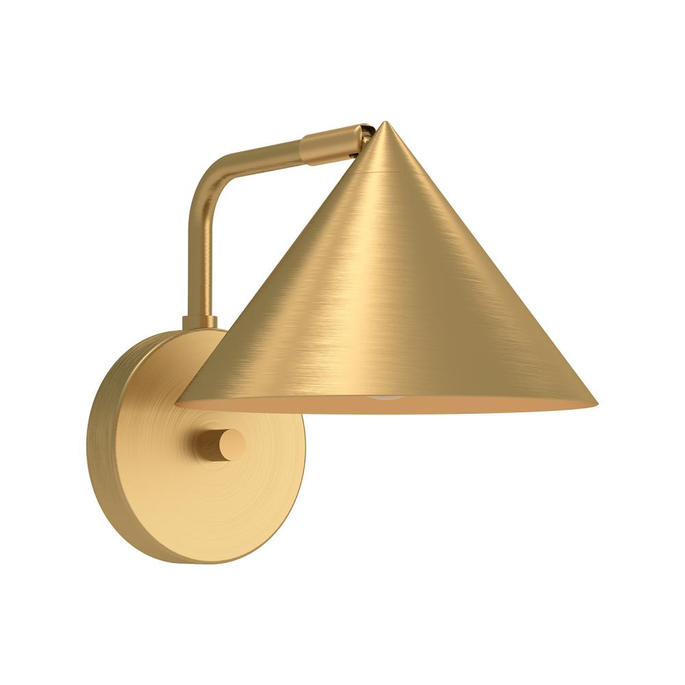 Remy 7-in Brushed Gold 1 Light Wall/Vanity