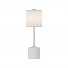 Alora Lighting TL418726WHIL - Issa 26-in White/Ivory Linen 1 Light Table Lamp