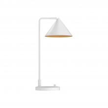 Alora Lighting TL485020WH - Remy 20-in White 1 Light Table Lamp