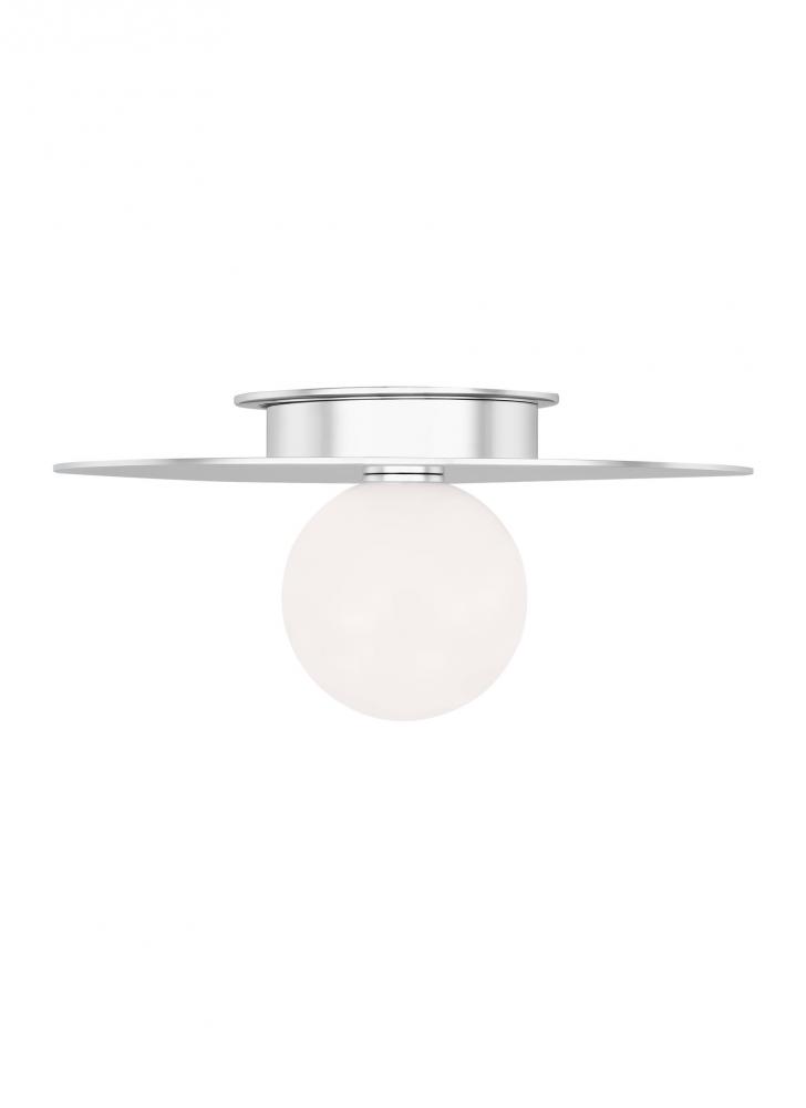 Nodes Contemporary 1-Light Indoor Dimmable Medium Flush Mount Ceiling Light