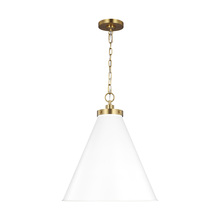 Visual Comfort & Co. Studio Collection CP1281MWTBBS - Large Cone Pendant