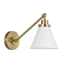 Visual Comfort & Co. Studio Collection CW1121MWTBBS - Single Arm Cone Task Sconce