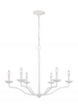  F3130/6PSW - Annie Medium Chandelier