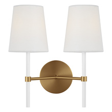 Visual Comfort & Co. Studio Collection KSW1102BBSGW - Double Sconce