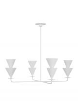 Visual Comfort & Co. Studio Collection LXC1114CPST - Cornet Casual 4-Light Indoor Dimmable Extra Large Chandelier