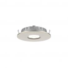 Dals K4001-SN - Kit of 3 Recessed Round Under Cabinet SuperPuck Lights