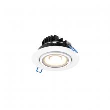 Dals GMB4-3K-WH - Round gimbal recessed light