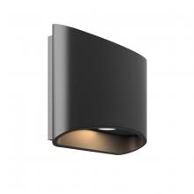  LEDWALL-H-BK - 6 Inch Oval Up/Down LED Wall Sconce