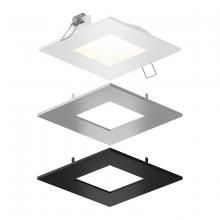 Dals SPN6SQ-CC-3T - Recessed square panel light with included trims