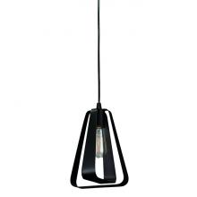 Russell Lighting 207-608/BLKSVT - Tangent - Pendant Light in Black