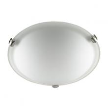 Russell Lighting 332-712 - Malibu - Flush Mount in Brushed Chrome with Opal Glass