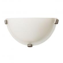 Russell Lighting 732-712 - Malibu - Wall Sconce in Brushed Chrome with Opal Glass