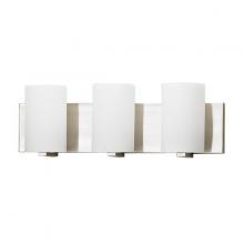 Russell Lighting 750-703/BCH - Brushed Chrome Vanity with Opal Glass  3 x 100w M