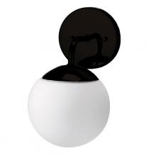 Russell Lighting 788-001/BLK/OP - Eclipse - 1 Light Wall Sconce in Black with Opal Glass