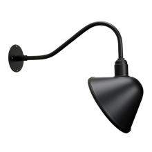 Russell Lighting 791-100/BLK - Down - Exterior wall Mounted Sign Light in Black