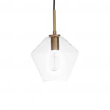 Russell Lighting PD6731/CG/CL - Gladstone - Pendant in Champagne Gold with Clear Glass