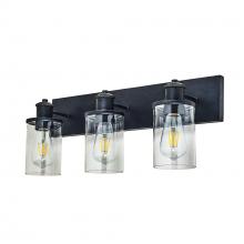 Russell Lighting 748-603/BLK - Cambrige - 3 Light Vanity in Black