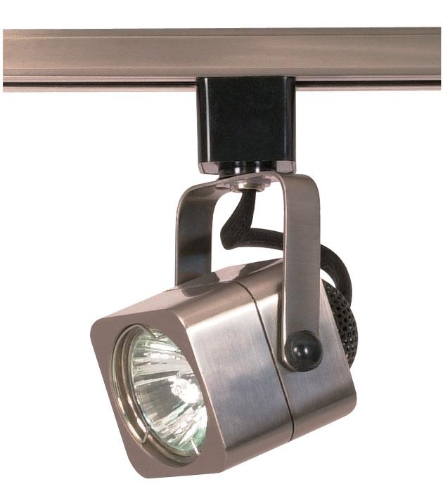 1 Light - MR16 - 120V Track Head - Square - Brushed Nickel Finish