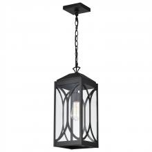 Nuvo 60/8125 - Oaklyn; 1 Light Hanging Lantern; Matte Black with Clear Glass