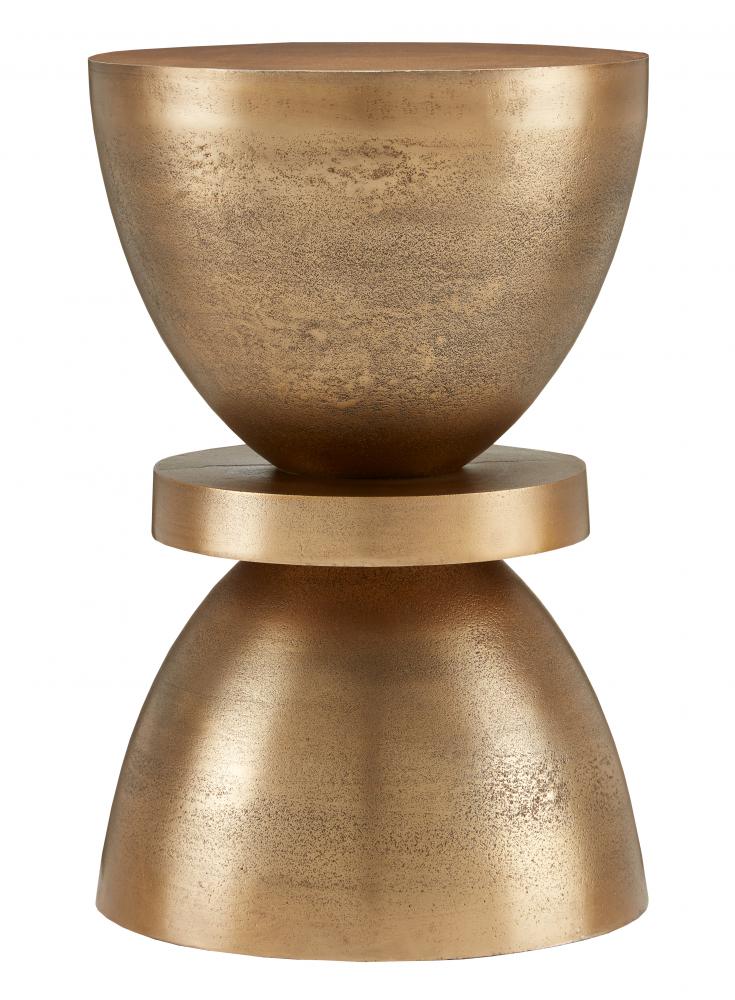 Ivaan Brass Accent Table