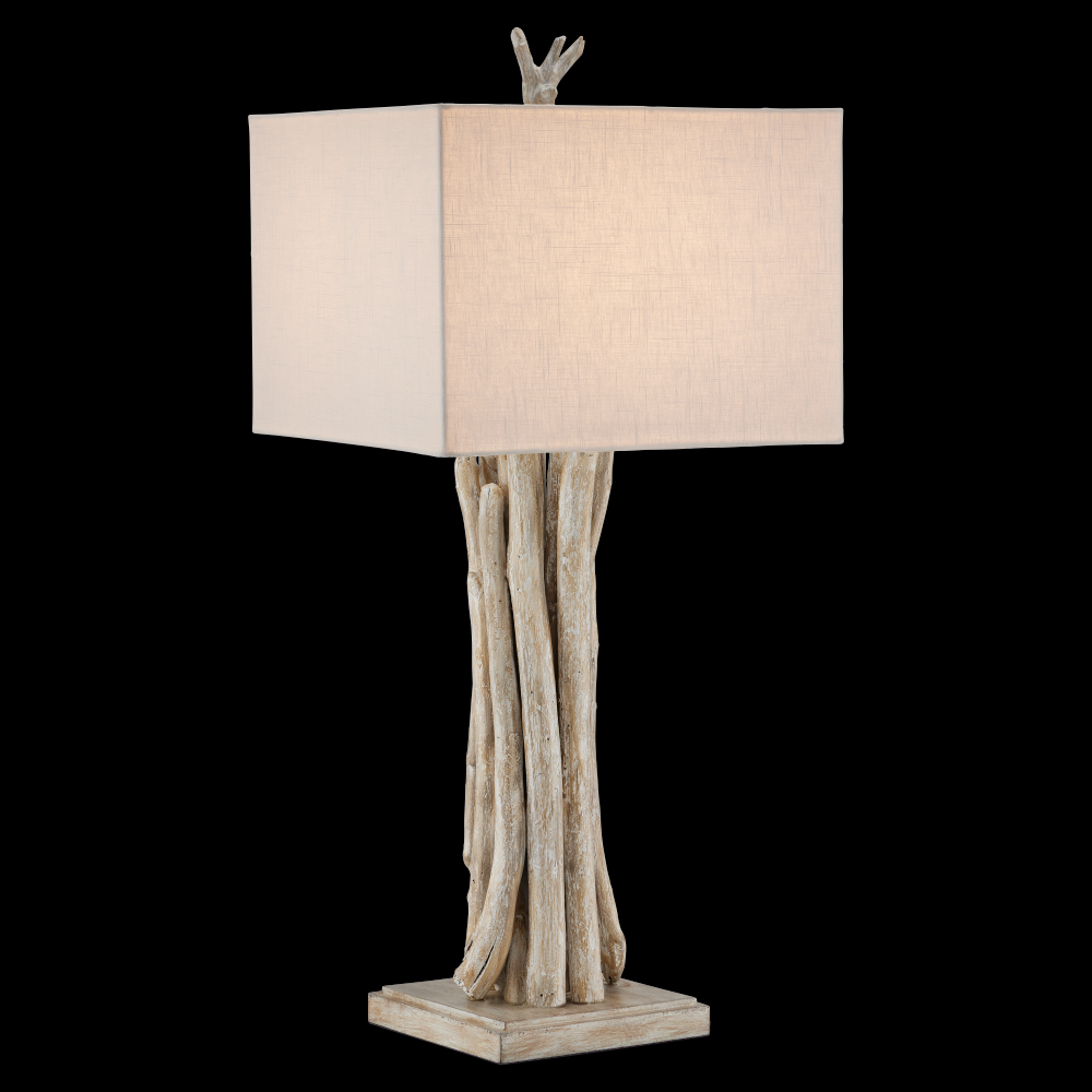 Driftwood Whitewash Table Lamp