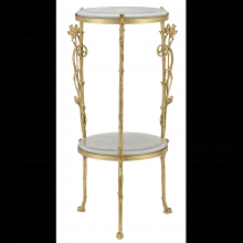 Currey 4000-0178 - Fiore Marble Accent Table