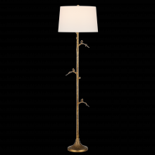 Currey 8000-0150 - Piaf Brass Floor Lamp