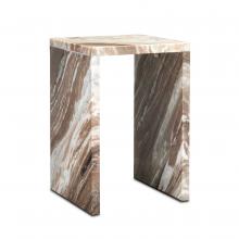 Currey 3000-0230 - Ryan Brown Marble Accent Table
