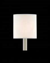 Currey 0455 - White Cotton Chandelier Shade