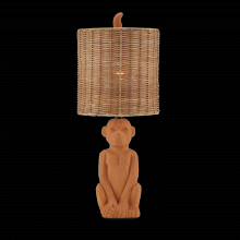 Currey 6000-0850 - King Louie Terracotta Table Lamp