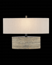  6000-0858 - Innkeeper Rustic Oval Table Lamp