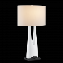 Currey 6000-0853 - La Porta White Table Lamp