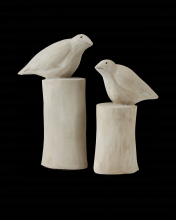  2200-0025 - Concrete Birds Set of 2