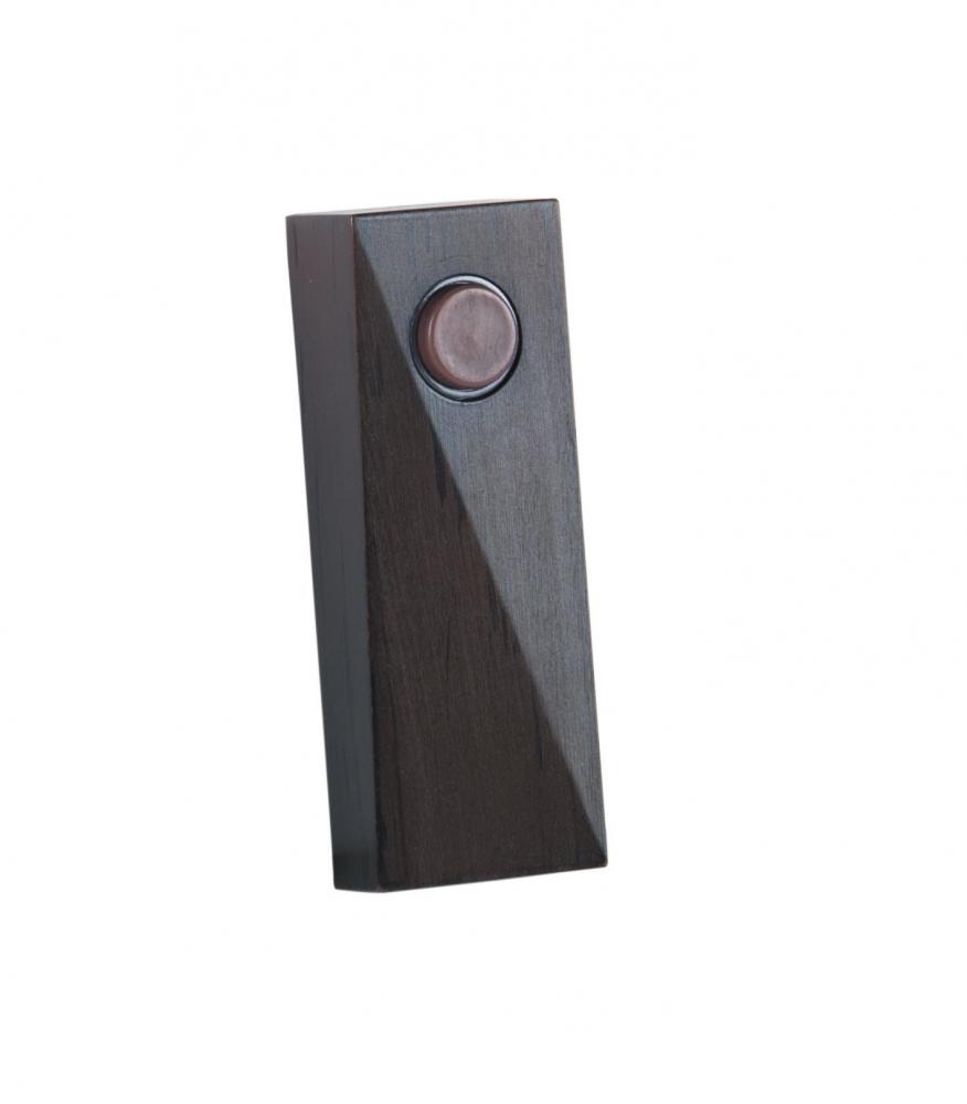 Surface Mount LED Lighted Push Button in Aged Iron
