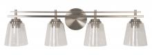  19633BNK4 - Drake 4 Light Vanity in Brushed Polished Nickel