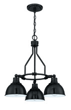  35923-ABZ - Timarron 3 Light Down Chandelier in Aged Bronze Brushed