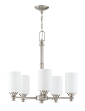  49825-BNK - Dardyn 5 Light Chandelier in Brushed Polished Nickel