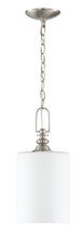  49891-BNK - Dardyn 1 Light Mini Pendant in Brushed Polished Nickel