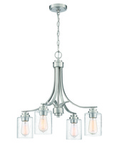  50524-BNK - Bolden 4 Light Chandelier in Brushed Polished Nickel